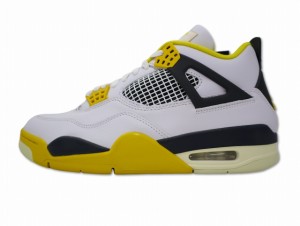 【中古】未使用品 NIKE AQ9129-101 WMNS AIR JORDAN 4 RETRO エアジョーダン4 レトロ スニーカー 27.5cm(W) 27cm(M)