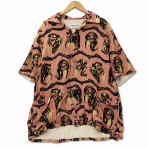 【中古】ウィアード WEIRDO 2023SS 日本製 VOODOO HEAD - S/S BEACH SHIRTS シュランケンヘッド ビーチシャツ XL