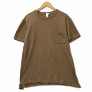 【中古】ヤエカ YAECA STOCK ストック 30013 CREW NECK T-SHIRTS POCKET クルーネック ポケット Tシャツ M