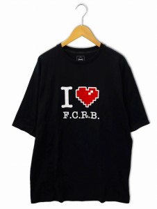 【中古】未使用品 エフシーレアルブリストル F.C.Real Bristol I LOVE F.C.R.B. TEE プリント 半袖 Tシャツ XL