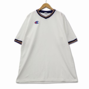 【中古】チャンピオン CHAMPION CPR-202 ヴィンテージ Vネック ジャージー Tシャツ ホワイト 