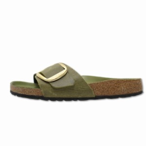 【中古】ビルケンシュトック BIRKENSTOCK ナローマドリッド ビックバックル レザー サンダル シューズ 24.5cm