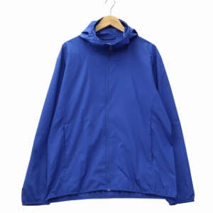 【中古】ユニクロ UNIQLO 311-425028 (01-72) ポケッタブルUVカットパーカ L ブルー 