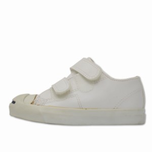 【中古】コンバース KID’S JACK PURCELL V-2 L OX キッズ マジックテープ ローカットスニーカー 靴 17.0cm