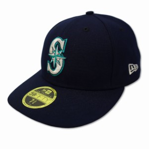 【中古】NEW ERA LP 59FIFTY MLBオンフィールド シアトル・マリナーズ ゲーム キャップ 野球帽 帽子 7 3/4(61.5cm)