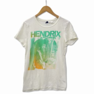 【中古】エイチ&エム H&M ジミヘンドリックス プリント Tシャツ XS レディース