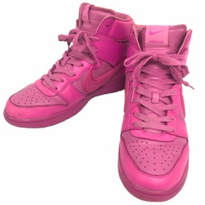 【中古】ナイキ NIKE スニーカー ダンク ハイ アンブッシュ DUNK HI AMBUSH CU7544-600 28cm ピンク メンズ