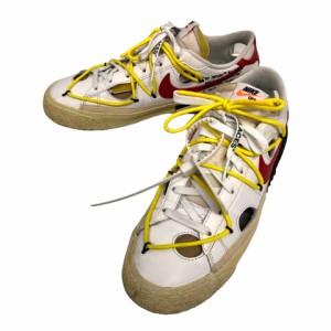 【中古】ナイキ DH7863-100 OFF-WHITE BLAZER LOW '77 オフホワイト ブレーザー ロー スニーカー 29.0 ホワイト マルチカラー メンズ