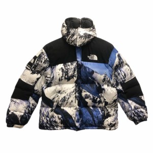 【中古】ザノースフェイス×シュプリーム ND917011 Mountain Baltoro Jacket ダウンジャケット 雪山 フェザー混 メンズ