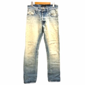 【中古】ヌーディージーンズ nudie jeans デニム ジーンズ パンツ ウォッシュ加工 W30/L32 インディゴ メンズ