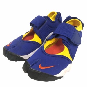 【中古】ナイキ NIKE サンダル スニーカー エアリフト クイックストライク AIR RIFT QS 23 青 ブルー 黄 イエロー オレンジ レディース