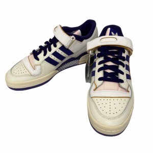 【中古】アディダス adidas スニーカー フォーラム84 FORUM84 LOW ローカット GW2009 26.5?p 白 ホワイト 紫 パープル ピンク メンズ