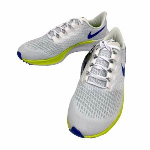 【中古】未使用品 ナイキ NIKE BQ9646-102 Air Zoom Pegasus 37 エア ズーム ペガサス 37 スニーカー シューズ ロゴ 27.0 白 青 ? メンズ