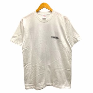 【中古】シュプリーム SUPREME 20SS Automobili Lamborghini Tee Tシャツ クルーネック コットン バックプリント 半袖 M ホワイト メンズ