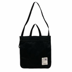 【中古】ノースフェイス パープルレーベルトートバッグ ショルダーバッグ UTILITY TOTE メッシュ NN7315N ブラック ホワイト メンズ