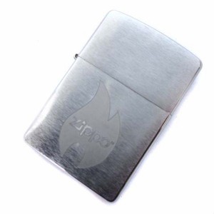 【中古】ジッポー ZIPPO オイルライター シルバー 炎 2009年製 シルバーカラー 銀色 喫煙具 火花確認済み ■SG 