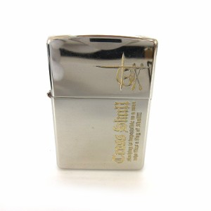 【中古】ジッポー ZIPPO クロススカル Cross Skull オイルライター 火花確認済み シルバー ■SG その他