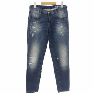 【中古】ディーゼル DIESEL 084GV Belthy-Ne ジョグジーンズ デニム W25 M位 ■GY01 レディース