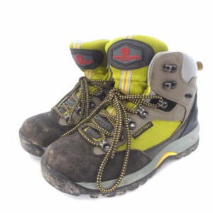 【中古】セダークレスト CC-4902W トレッキングブーツ 登山靴 ブラウン イエロー 24.0 アウトドア用品 靴