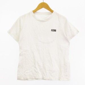 【中古】エフシーレアルブリストル FCRB 20SS CIRCLE LOGO TEE Tシャツ カットソー 半袖 ロゴ プリント ホワイト XL