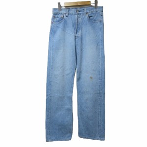 【中古】リーバイス Levi's デニム パンツ 501 USA製 刻印552 ジーンズ ボタンフライ W31 L36 青 ブルー ■GY11 X 