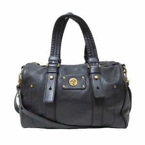 【中古】マークバイマークジェイコブス MARC by MARC JACOBS 2way ショルダーバッグ ハンドバッグ カウレザー 牛革 黒 ■GY11