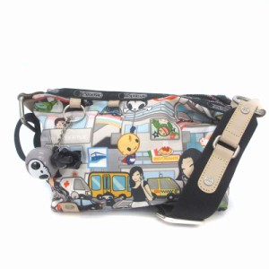 【中古】レスポートサック LesportSAC ×tokidoki トキドキ コラボ ショルダーバッグ チャーム ナイロン マルチカラー