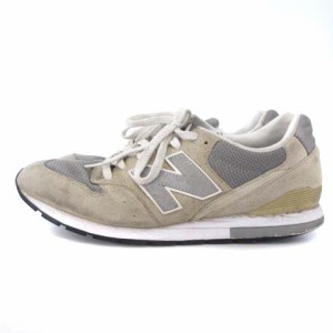 【中古】ニューバランス NEW BALANCE MRL996AG スニーカー ローカット スエード グレー 26.0 靴 メンズ