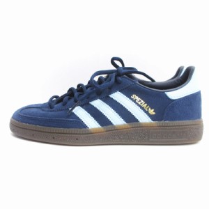 【中古】未使用品 アディダスオリジナルス HANDBALL SPEZIAL BD7633 スニーカー ローカット 紺 ネイビー 23.5cm 靴