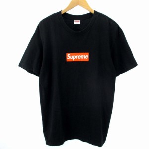 【中古】シュプリーム 19AW San Francisco Box Logo Tee ボックスロゴ Tシャツ カットソー 半袖 黒 M