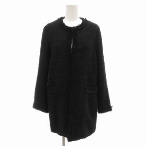ZARA ノーカラーコート　黒　S size 新品タグ付き✨【ザラ】ノーカラーロングコート スプリング
