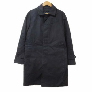 【中古】ユナイテッドアローズ A DAY IN THE LIFE UNITED ARROWS ステンカラー コート ライナー付き 中綿 黒 ブラック