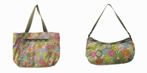 【中古】レスポートサック LesportSAC 2点セット トートバッグ ショルダーバッグ ハンドバッグ 花柄 マルチカラー