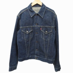 【中古】リーバイス Levi's 美品 90s 3rd ヴィンテージ デニムジャケット Gジャン カバーオール 71557 青系 40 約M