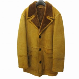 【中古】アミ アレクサンドル マテュッシ ami alexandre mattiussi ムートンコート シアリング ロング H18L300 48