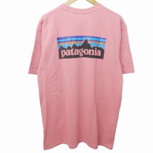 【中古】パタゴニア Patagonia P-6 ロゴ ポケット レスポンシビリティー Tシャツ カットソー バックプリント 39178 L 