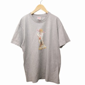 【中古】シュプリーム SUPREME 19SS Cupid Tee Tシャツ カットソー 半袖 クルーネック プリント グレー M 0515 メンズ