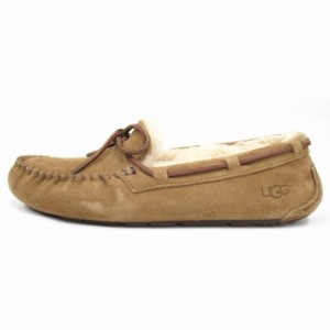 【中古】アグ UGG "W DAKOTA" ダコタ モカシン ムートン シューズ スリッポン ローファー スエードレザー 1107949 