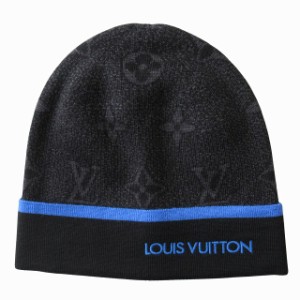 【中古】未使用品 ルイヴィトン LOUIS VUITTON "ボネ マイ・モノグラム・エクリプス" ウール ニット帽 ビーニー 帽子