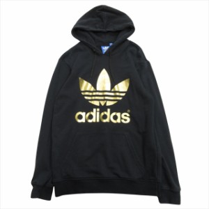 【中古】アディダスオリジナルス adidas originals フォイル フーディ パーカー スウェット カットソー プルオーバー