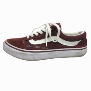 【中古】バンズ VANS オールドスクール スニーカー サーフライン 556436-0024 22.5 バーガンディー レディース ♪10 