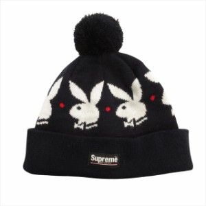 【中古】17aw シュプリーム × プレイボーイ SUPREME × Playboy Jacquard Beanie ジャガード ビーニー ニット帽 