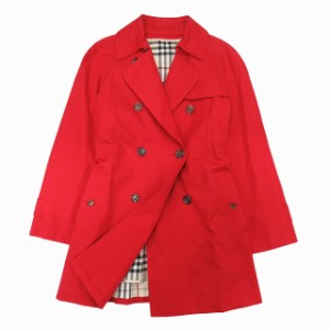 【中古】バーバリー ロンドン BURBERRY LONDON ミドル トレンチ コート ジャケット ブルゾン ライナー 裏地チェック