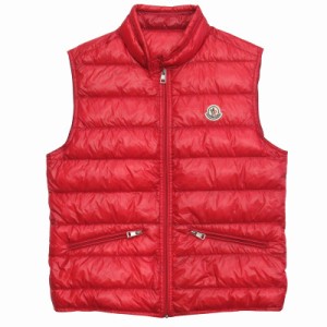 【中古】モンクレール MONCLER ギュイ ジレ ダウン ベスト "GUI GILET" ノースリーブ ジャケット 1 赤 メンズ ◇１ 