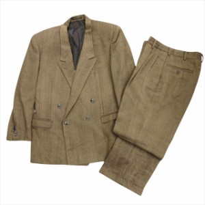 【中古】グラス メンズ ジュンサイトウ GRASS MEN'S JUN SAITO 90's ダブル スーツ セットアップ テーラード 