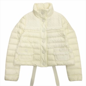 【中古】美品 20aw モンクレール MONCLER LUNAIRE ルナール ダウン ジャケット ブルゾン ツイード ナイロン 切替