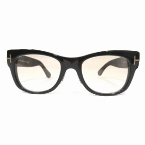 【中古】美品 トムフォード TOM FORD サングラス アイウェア ウェリントンシェイプ サイズ52□20-140 黒 ブラック