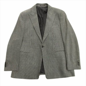 【中古】美品 エンポリオアルマーニ EMPORIO ARMANI JUDE LINE テーラード ジャケット ブレザー 格子柄 ウール 1B