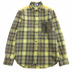 【中古】13aw ジュンヤワタナベマン JUNYA WATANABE MAN コムデギャルソン COMME des GARCONS チェック ネルシャツ