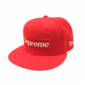 【中古】美品 20ss シュプリーム × ニューエラ SUPREME × NEW ERA $1M Metallic Box Logo New Era Cap